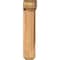 Ekena Millwork Traditional Craftsman Smooth Bracket w/ Offset Brace, Western Red Cedar, 5 1/2"W x 14"D x 26"H BKT0604X14X26TRA04SWR - alternate 3